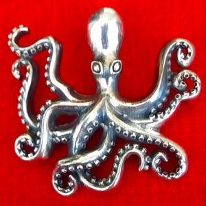 Vintage Octopus Pendant